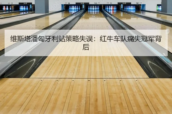 维斯塔潘匈牙利站策略失误：红牛车队痛失冠军背后